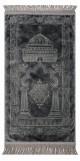 Tapis bébé enfant musulman couleur gris avec motif rosace Tapis bébé enfant musulman couleur gris avec motif rosace