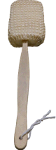 Gant de gommage kassa avec manche bois
