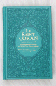 Le Saint Coran Rainbow (Arc-en-ciel) - Francais/arabe avec transcription phonetique - Le Saint Coran Rainbow (Arc-en-ciel) - Edition de luxe - Couverture Cuir Vert-bleu doree