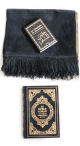 Pack Cadeau Noir : Le Noble Coran bilingue (francais/arabe) - La Citadelle du Musulman - Tapis de priere (Cadeaux Muslim pour hommes)