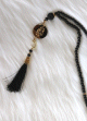 Chapelet "Sebha" de luxe a 99 perles avec nom d'Allah - Couleur noir