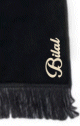 Tapis de priere adulte en velours couleur noir uni sans motifs personnalise avec le prenom de votre choix