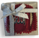 Coffret Cadeau Musulman Couleur rouge : Mini Coran + chapelet "Sabha"