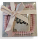 Coffret Cadeau Musulman Couleur rose clair : Mini Coran + chapelet "Sabha"
