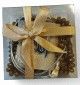 Coffret Cadeau Musulman Couleur beige : Mini Coran + chapelet "Sabha"