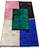 Lot de 5 grands tapis de prière de luxe (80x120 cm pour 1 à 2 personnes) - 5 couleurs différentes - Blanc - Bleu - Noir - Rose - Vert Lot de 5 grands tapis de prière de luxe (80x120 cm pour 1 à 2 personnes) - 5 couleurs différentes - Blanc - Bleu - Noir - Rose - Vert