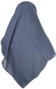 Hijab (Foulard) Bleu prusse