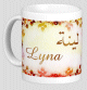 Mug prenom arabe feminin "Lyna" -