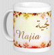 Mug prenom arabe feminin "Najia" -