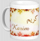 Mug prenom arabe masculin "Karim" -